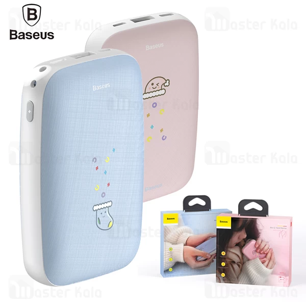 پاوربانک 10000 و گرم کن دستی بیسوس Baseus Mini Q PPALL-CXQ03 PowerBank 10000mAh