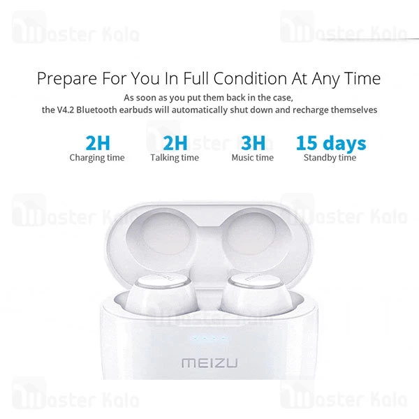 هندزفری بلوتوث دو گوش میزو MEIZU POP Bluetooth Earbuds