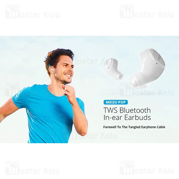 هندزفری بلوتوث دو گوش میزو MEIZU POP Bluetooth Earbuds