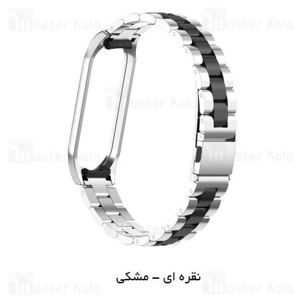 بند فلزی دستبند سلامتی شیائومی Xiaomi Mi Band 4 Race Metal Strap
