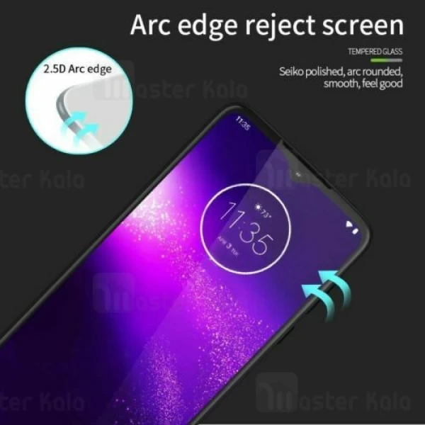 گلس تمام صفحه Motorola One Macro Mocol Glass Full Screen Protector