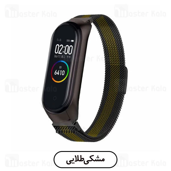 بند دستبند سلامتی شیائومی Xiaomi Mi Band 4 Race Milanese Metal Strap