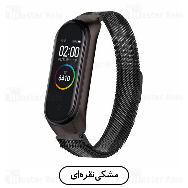 بند دستبند سلامتی شیائومی Xiaomi Mi Band 4 Race Milanese Metal Strap