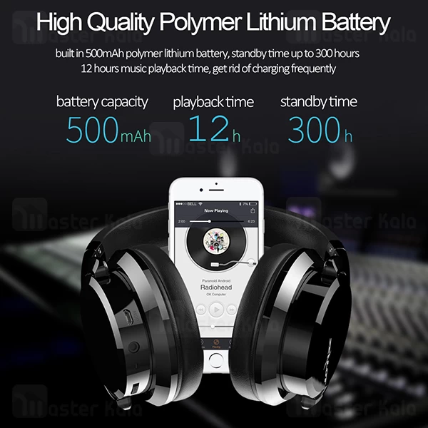 هدفون بلوتوث زیلوت Zealot B21 Super Bass Wireless Headphone