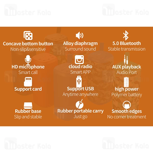 اسپیکر بلوتوث زیلوت Zealot S35 Bluetooth Speaker 10W