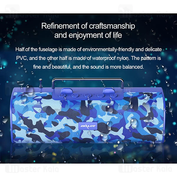 اسپیکر بلوتوث زیلوت Zealot S40 Bluetooth Speaker 10W
