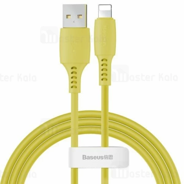کابل لایتنینگ بیسوس Baseus Coloful Data Cable CALDC-06 توان 2.4 آمپر