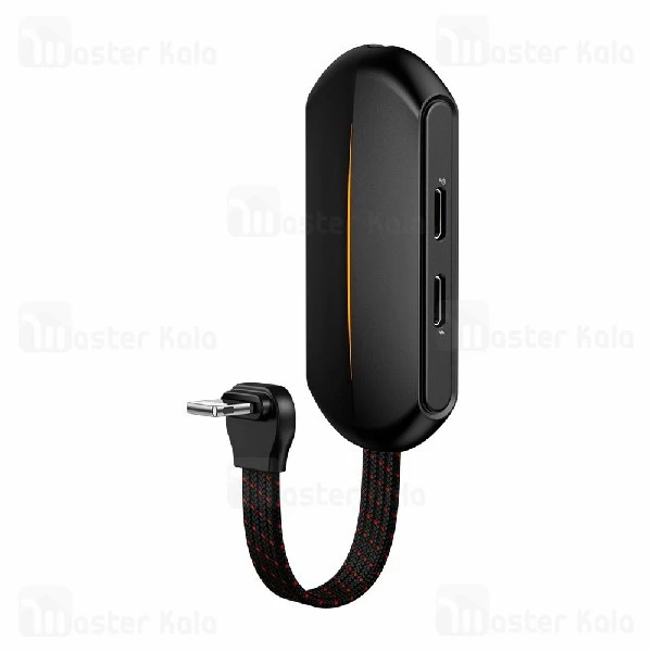 کابل تبدیل لایتنینگ اتصال همزمان هندزفری و شارژر بیسوس Baseus L47 3 in 1 Adapter CALL47-01