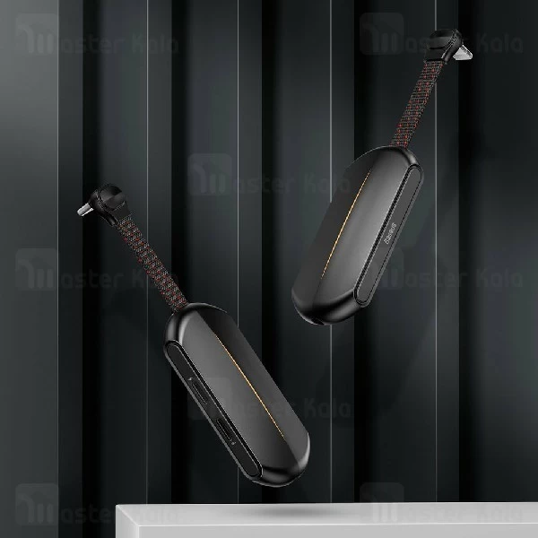 کابل تبدیل لایتنینگ اتصال همزمان هندزفری و شارژر بیسوس Baseus L47 3 in 1 Adapter CALL47-01