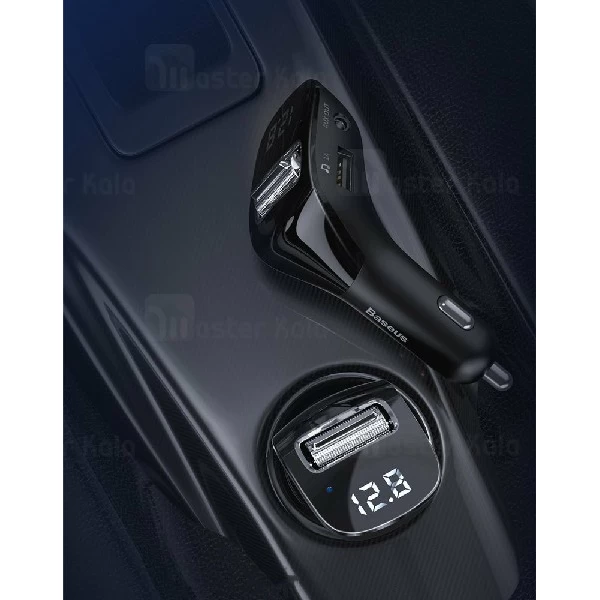 شارژر فندکی و پخش کننده بلوتوث بیسوس Baseus Streamer F40 MP3 Car Charger CCF40-01