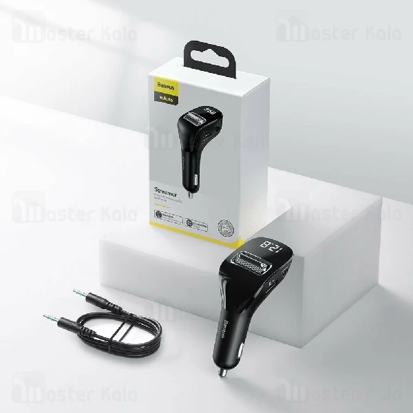 شارژر فندکی و پخش کننده بلوتوث بیسوس Baseus Streamer F40 MP3 Car Charger CCF40-01