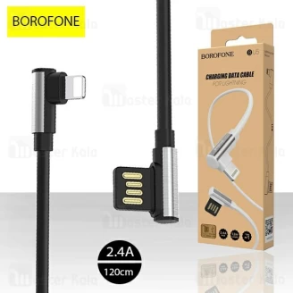 کابل لایتنینگ بروفون Borofone BU5 Charging Cable توان 2.4 آمپر