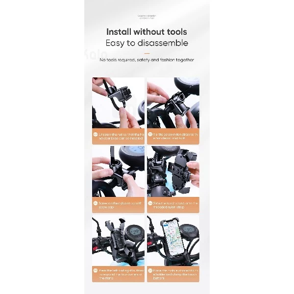 هولدر جویروم Joyroom JR-OK5 Bicycle Holder مناسب دوچرخه و موتور