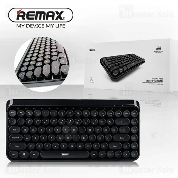 کیبورد بلوتوثی ریمکس REMAX K101 Wireless 2.4G Bluetooth Keyboard