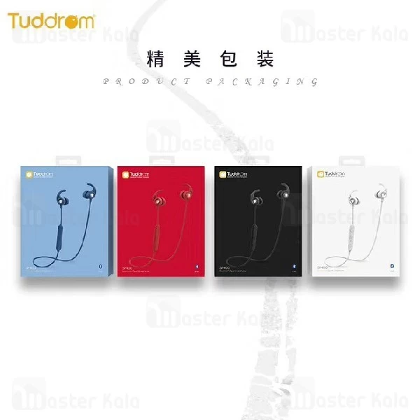 هندزفری بلوتوث تادروم Tuddrom SP400 Bluetooth Earphone IPX5 طراحی مگنتی