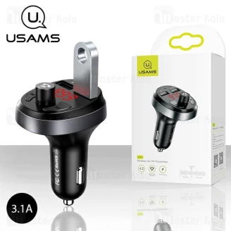 شارژر فندکی و پخش کننده بلوتوث یوسمز Usams CC062 C11 Car Charger توان 3.1 آمپر