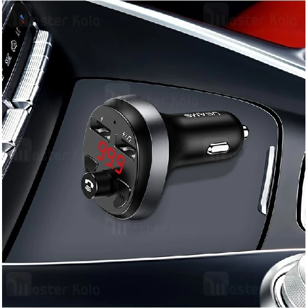 شارژر فندکی و پخش کننده بلوتوث یوسمز Usams C11 Car Charger توان 3.1 آمپر