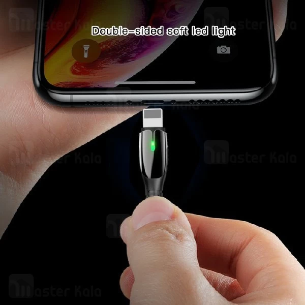 کابل لایتنینگ یسیدو Yesido CA43 Metal Charging Cable توان 2.4 آمپر