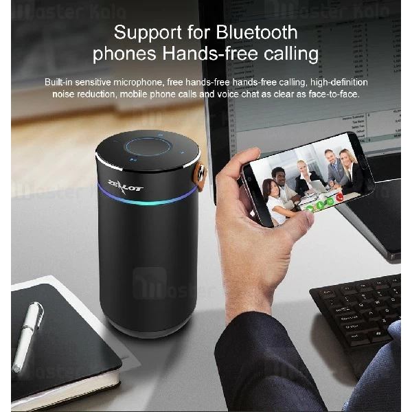 اسپیکر بلوتوث زیلوت Zealot S21 Touch Panel Bluetooth Speaker 10W