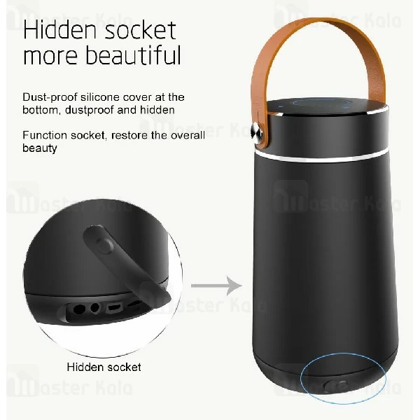 اسپیکر بلوتوث زیلوت Zealot S21 Touch Panel Bluetooth Speaker 10W