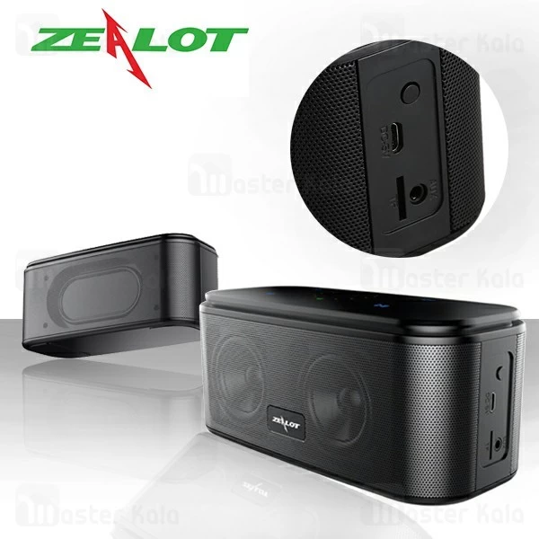 اسپیکر بلوتوث زیلوت Zealot S25 Touch Panel Bluetooth Speaker 6W