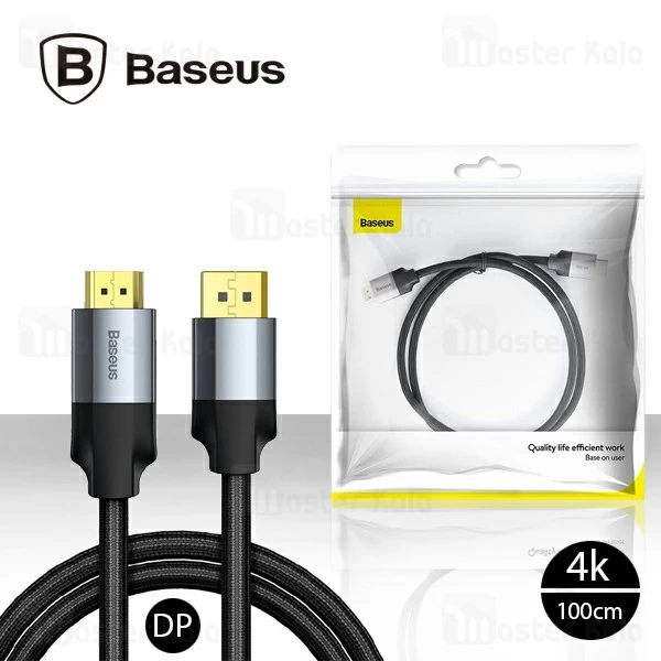 کابل HDMI بیسوس Baseus DP Male To HDMI Male 4K CAKSX-H0G