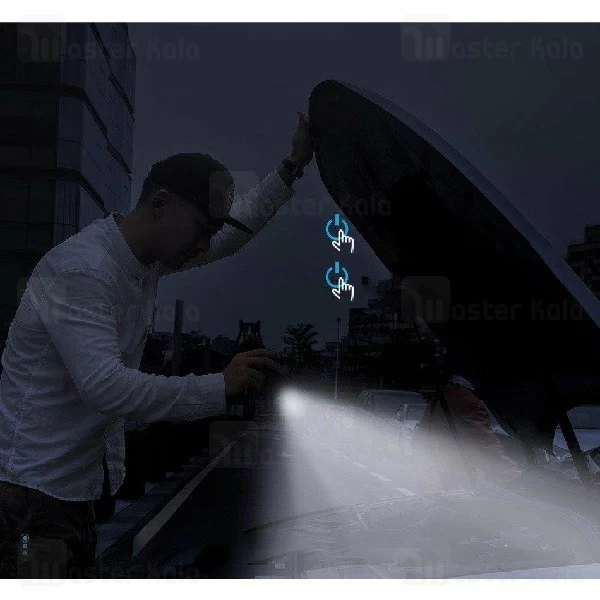 پاوربانک 10000 بیسوس Baseus Gentleman Power Bank PPLN-A01 دارای چراغ قوه