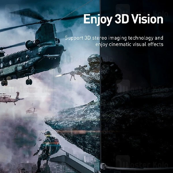 کابل HDMI بیسوس Baseus Quality Life Efficient Work 4K CAKSX-B0G