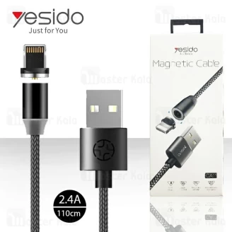 کابل مگنتی لایتنینگ یسیدو Yesido CA11 Magnetic Cable توان 2.4 آمپر 