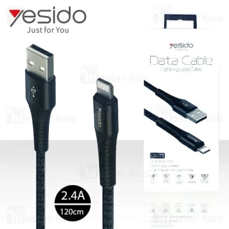 کابل لایتنینگ یسیدو Yesido CA-T5 Data Charging Cable توان 2.4 آمپر