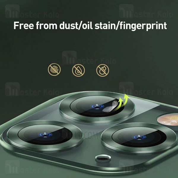 محافظ لنز دوربین فلزی بیسوس Apple iPhone 11 Pro / 11 Pro Max Baseus Alloy Protection Ring Lens Film 