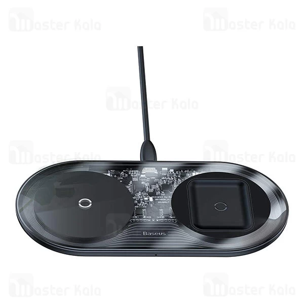 شارژر وایرلس Baseus Simple 2 in 1 Wireless Charger TZWXJK 24W