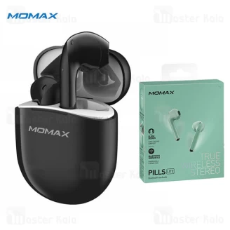 هندزفری بلوتوث دوگوش مومکس Momax Pills Lite BT2 Bluetooth Earbuds به همراه داک شارژ
