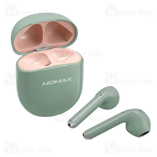 هندزفری بلوتوث دوگوش مومکس Momax Pills Lite BT2 Bluetooth Earbuds به همراه داک شارژ
