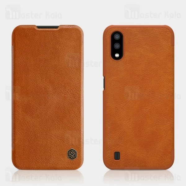 کیف چرمی Samsung Galaxy A01 / A015 Nillkin Qin Leather Case