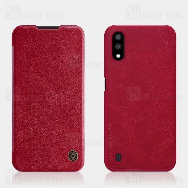 کیف چرمی Samsung Galaxy A01 / A015 Nillkin Qin Leather Case