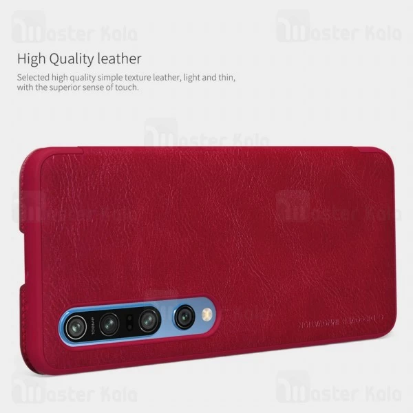 کیف چرمی Xiaomi Mi 10 / Mi 10 Pro 5G Nillkin Qin Leather Case