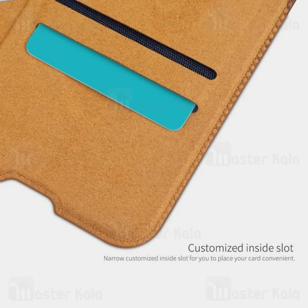 کیف چرمی Xiaomi Mi 10 / Mi 10 Pro 5G Nillkin Qin Leather Case