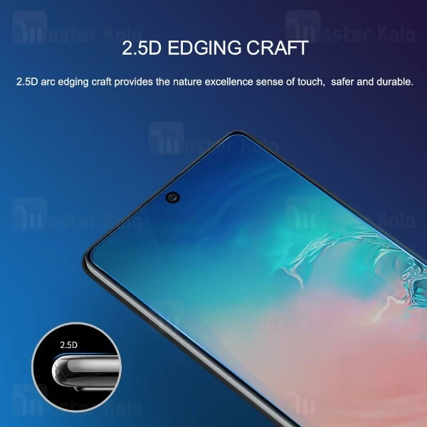 محافظ صفحه شیشه ای نیلکین سامسونگ Samsung Galaxy S10 Lite Nillkin H+ Pro + محافظ لنز
