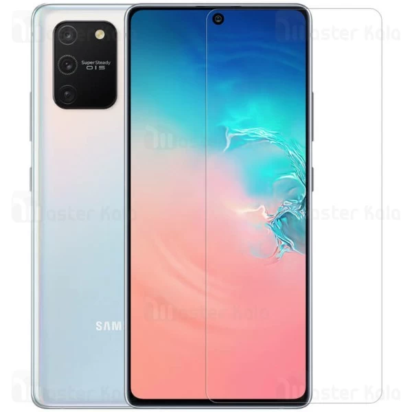 محافظ صفحه شیشه ای نیلکین سامسونگ Samsung Galaxy S10 Lite Nillkin H+ Pro + محافظ لنز