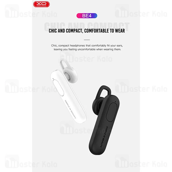 هندزفری تک گوش بلوتوث XO BE4 Single Earbud