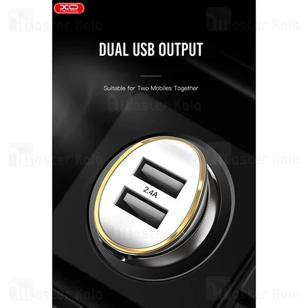 شارژر فندکی ایکس او XO CC19 2 Ports 2.4A Car Charger