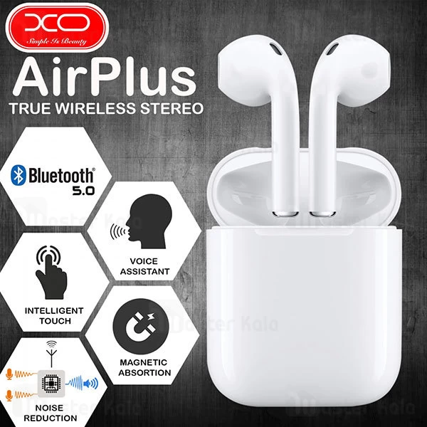 هندزفری بلوتوث دوگوش ایکس او XO F30 Plus TWS Wireless Headset طرح ایرپاد