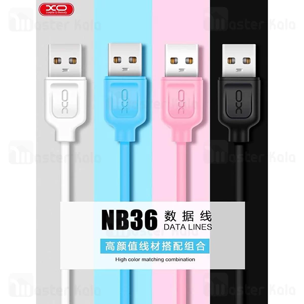 کابل  میکرو یو اس بی ایکس او XO NB36 Charging Cable توان 2.1 آمپر