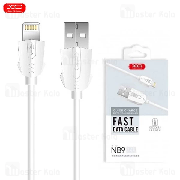 کابل لایتنینگ ایکس او XO NB9 Data Charging Cable توان 2.4 آمپر