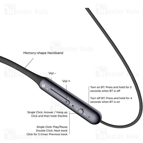 هندزفری بلوتوث Xiaomi 1MORE E1024BT Stylish Bluetooth In-Ear Headphones