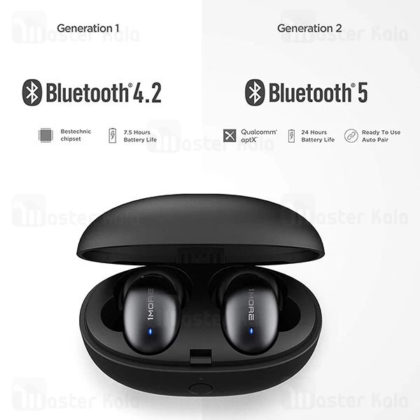 هندزفری بلوتوث دوگوش شیائومی Xiaomi 1MORE Stylish E1026 aptX True Wireless Earbuds