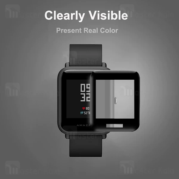 محافظ صفحه شیشه ای تمام صفحه شیائومی Xiaomi Amazfit Bip Screen Protector