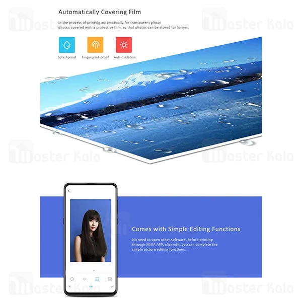 پرینتر موبایل شیائومی Xiaomi Mi Wireless Photo Printer 6 inch Desktop Color Photo Printer