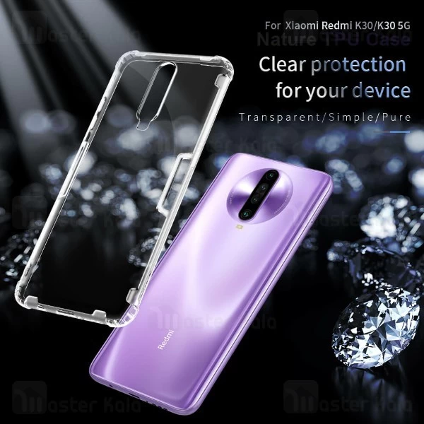 قاب ژله ای نیلکین شیائومی Xiaomi Redmi K30 / Poco X2 Nillkin Nature TPU